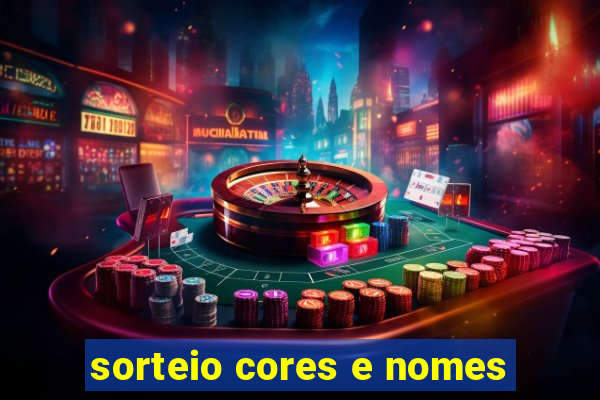 sorteio cores e nomes